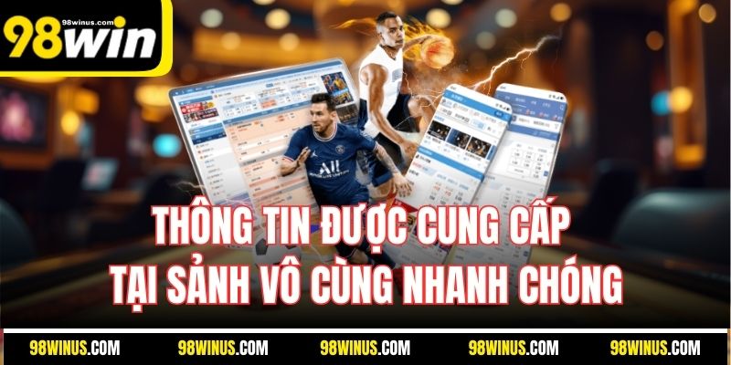Thông tin được cung cấp tại sảnh vô cùng nhanh chóng